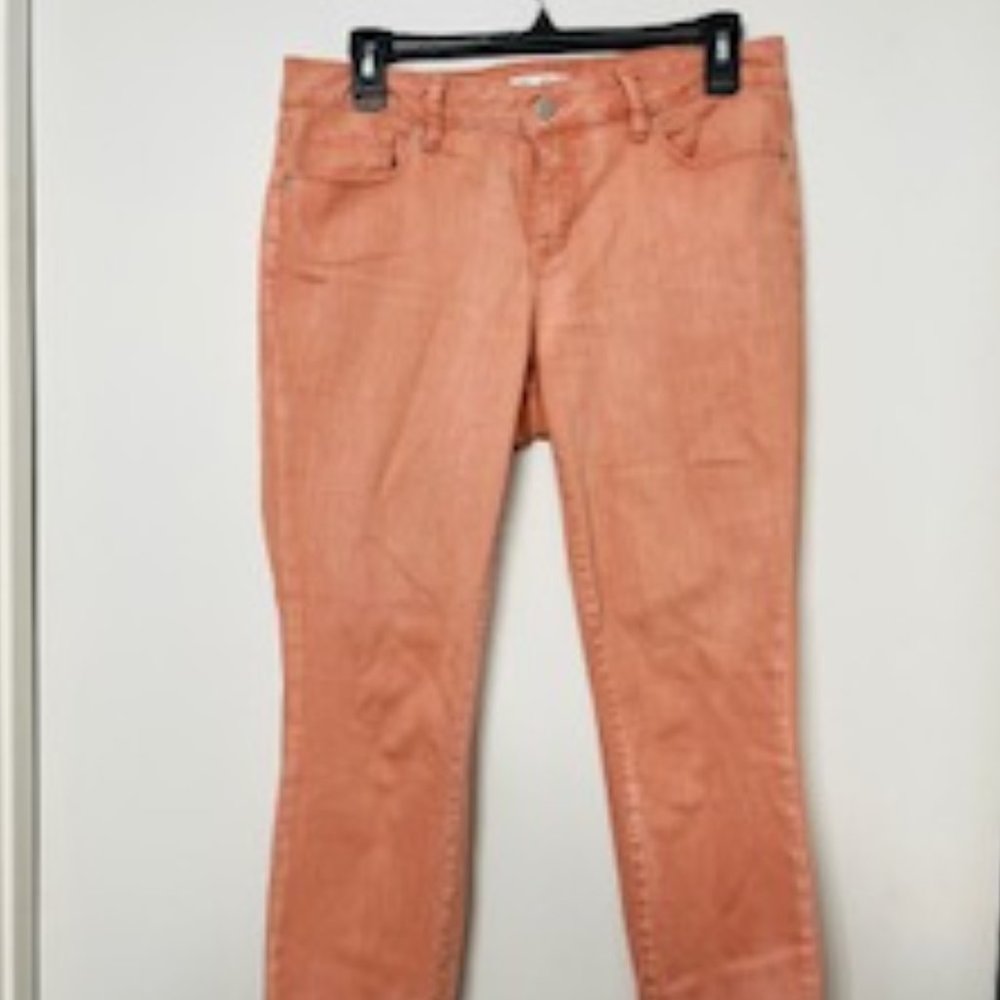 Jessica Simpson - Coral Rolled Crop Skinny Stretch Jeans - Size (W 32" x L 34")